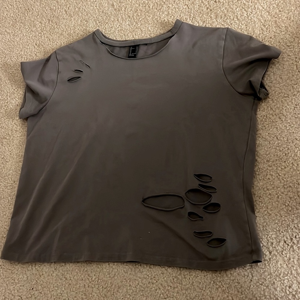Forever 21 cute light brown crop top!